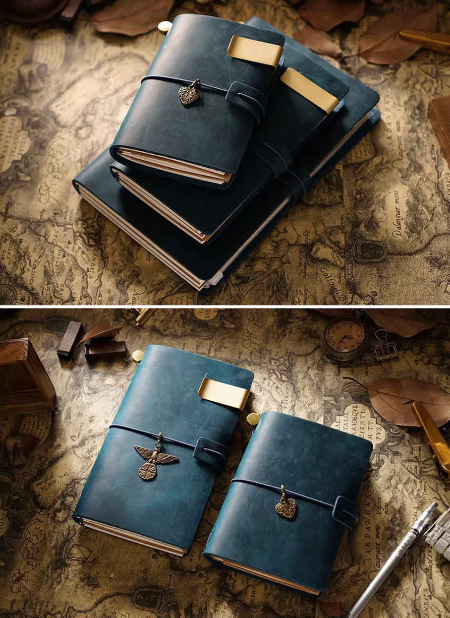 Handmade 100% Genuine Leather Traveler's Notebook