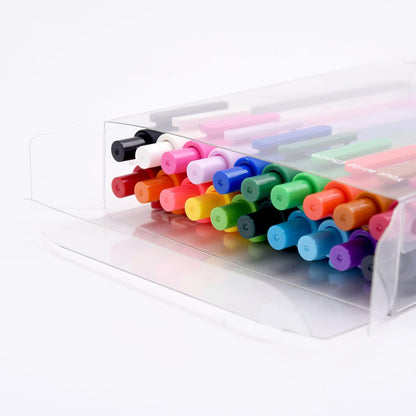 Colored Gel Pens Set - 20-Piece, 0.5mm Fine Point, Quick-Dry Multi-Color Ink